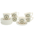 Angela Royal Cup and Saucers 6 Pieces Set at Zubaidas Homestore