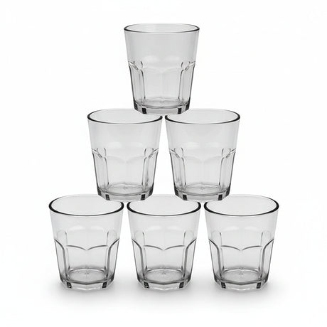 Appollo Acrylic Party Glass 6 Pcs M4 250ml at Zubaidas Homestore