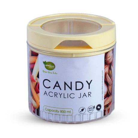 Appollo Candy Acrylic Jar Medium 800ml at Zubaidas Homestore