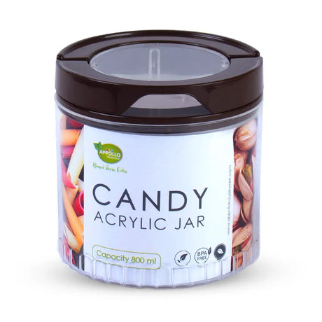 Appollo Candy Acrylic Jar Medium 800ml at Zubaidas Homestore Pakistan