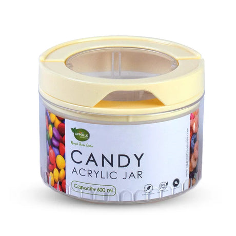 Appollo Candy Acrylic Jar Small 600ml at Zubaidas Homestore Pakistan