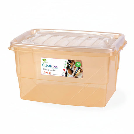 Appollo Clear Lock Storage Box Medium 7 Liter at Zubaidas Homestore.The Largest Homestore in Pakistan