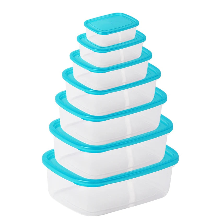 Appollo Crisper Food Container Bundle Pack of 7 at Zubaidas Homestore Best for Home Shopping Pakistan