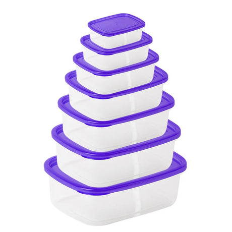 Appollo Crisper Food Container Bundle Pack of 7 at Zubaidas No#1 Homestore in Pakistan