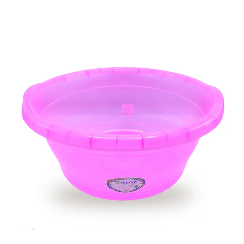 Appollo Glow Bath Tub 24 Ltr Transparent Pink at Zubaidas Homestore Pakistan