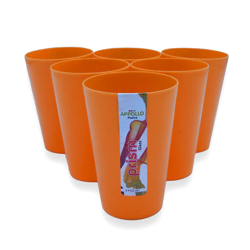 Appollo Prism Glass M2 250ml Pack of 6 at Zubaidas Homestore