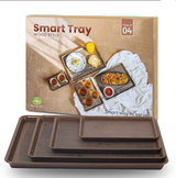 Appollo Smart Serving Tray Wood Style 4Pcs Set at Zubaidas Homestore Pakistan