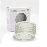 Appollo Transparent Pearl Coasters 6 Pcs Set at Zubaidas Homestore