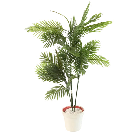 Artificial Palm Plant Green and White at Zubaidas Homestore Pakistan