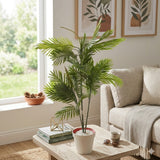 Artificial Palm Plant Green and White at Zubaidas Homestore Best for Home Shopping