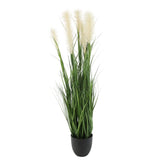Artificial Pampas Reed Grass Potted Plant Green at Zubaidas Homestore Pakistan