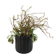 Artificial Table Plant in Fluted Black Pot at Zubaidas Homestore - The Largest Collection of Artificial Plants In Pakistan