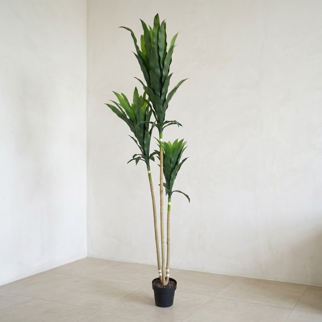 Artificial Yucca Tree Plant in Pot Green at Zubaidas Homestore