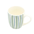 Striped Ceramic Coffee Mug Green And Blue 580ml at Zubaidas Homestore Pakistan