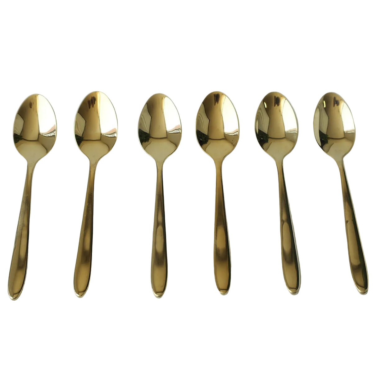 AYD 6 Pieces Coffee and Tea Spoon Set Golden at Zubaidas Homestore Pakistan
