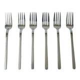 AYD 6 Pieces Fork Set 4mm Matt 18/10 Stainless Steel at Zubaidas Homestore Pakistan