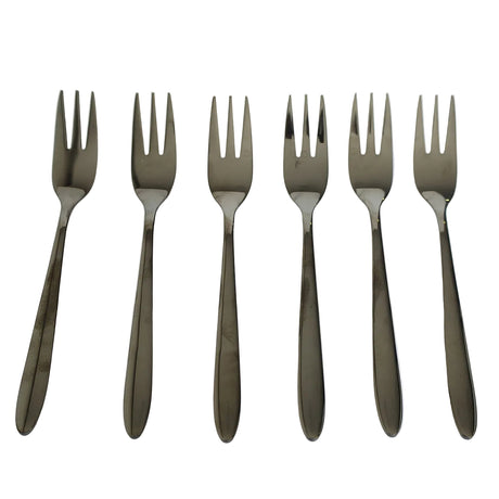 AYD 6 Pieces Fork&nbsp;Set Glossy Blackish at Zubaidas Homestore Pakistan
