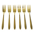 AYD 6 Pieces Fork&nbsp;Set Glossy Gold at Zubaidas Homestore Pakistan