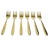 AYD 6 Pieces Fork&nbsp;Set Glossy Gold at Zubaidas Homestore Online Pakistan