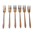 AYD 6 Pieces Fork&nbsp;Set Glossy Rose Gold at Zubaidas Homestore Pakistan