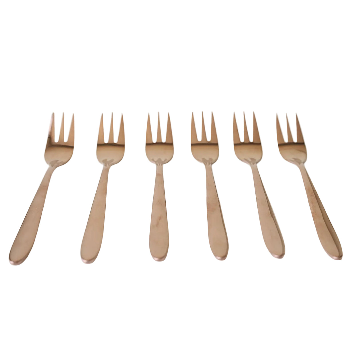 AYD 6 Pieces Fork&nbsp;Set Glossy Rose Gold at Zubaidas Homestore Online Pakistan