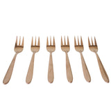 AYD 6 Pieces Fork&nbsp;Set Glossy Rose Gold at Zubaidas Homestore Online Pakistan