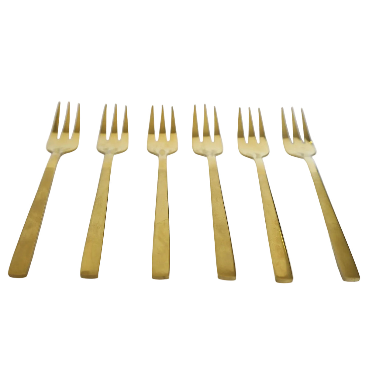 AYD 6 Pieces Fork Set Matt Gold at Zubaidas Homestore Online Pakistan