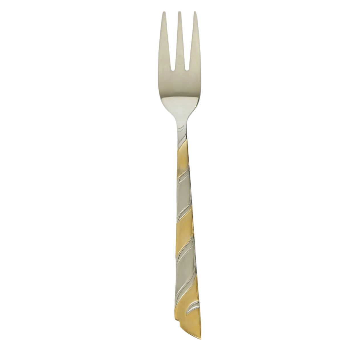 AYD 6 Pieces Fork Set Twisted Spiral 2 Tone at Zubaidas Homestore online Pakistan