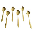 AYD 6 Pieces Soup Spoon Set Golden Zubaidas Homestore Pakistan