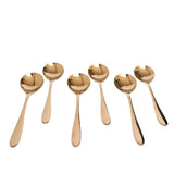 AYD 6 Pieces Soup Spoon Set Rose Gold at Zubaidas Homestore Online Pakistan