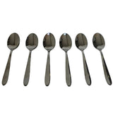 AYD 6 Pieces Spoon Set Glossy Blackish at Zubaidas Homestore Pakistan