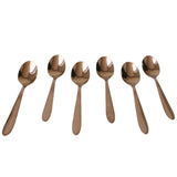AYD 6 Pieces Spoon Set Glossy Rose Gold at Zubaidas Homestore Online Pakistan