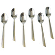 AYD 6 Pieces Spoon Set Triangle Textured 2-Tone Zubaidas Homestore Pakistan