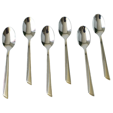 AYD 6 Pieces Spoon Set Triangle Textured 2-Tone Zubaidas Homestore Pakistan