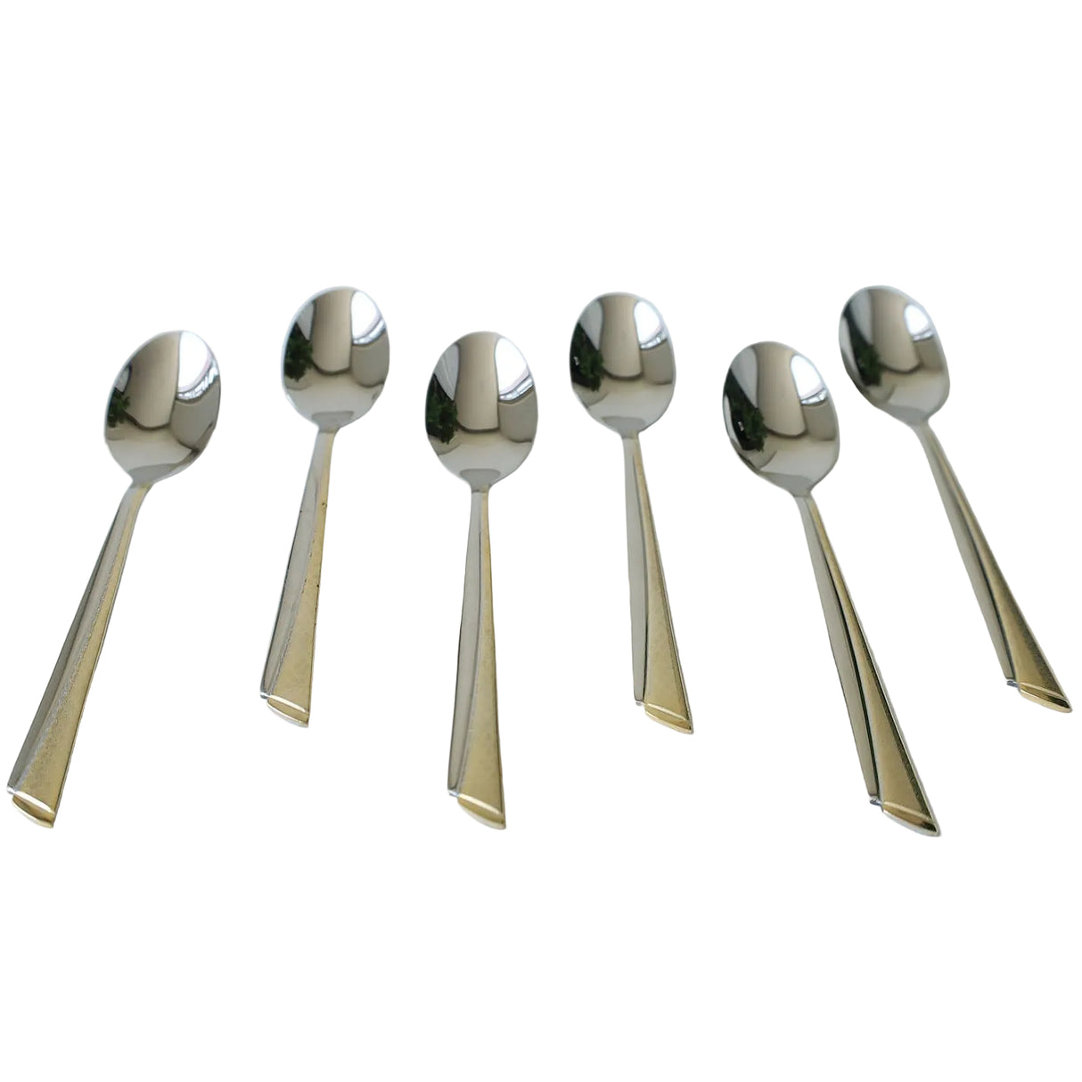 AYD 6 Pieces Spoon Set Triangle Textured 2-Tone Zubaidas Homestore Online Pakistan