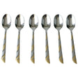 AYD 6 Pieces Spoon Twisted Spiral 2 Tone at Zubaidas Homestore Pakistan