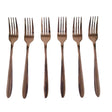 AYD 6 Pieces Table Fork Set Glossy Rose Gold at Zubaidas Homestore Pakistan