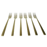 AYD 6 Pieces Table Fork Set Matt Gold at Zubaidas Homestore Online Pakistan