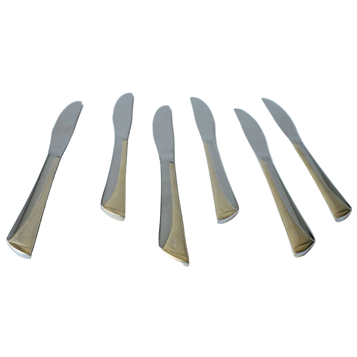 AYD 6pc Table Knife Set Two Tone Gold at Zubaidas Homestore Online Pakistan