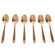 AYD 6 Pieces Coffee and Tea Spoon Set Rose gold at Zubaidas Homestore Pakistan