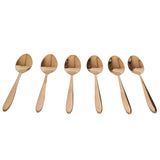 AYD 6 Pieces Coffee and Tea Spoon Set Rose gold at Zubaidas Homestore Best for Home Shopping