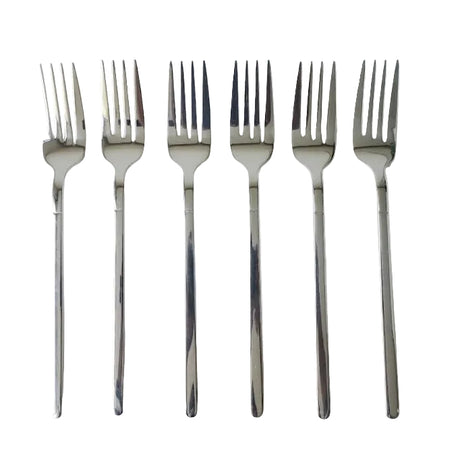 AYD 6 Pieces Fork Set 4mm Matt 18/10 Stainless Steel at Zubaidas Homestore Pakistan