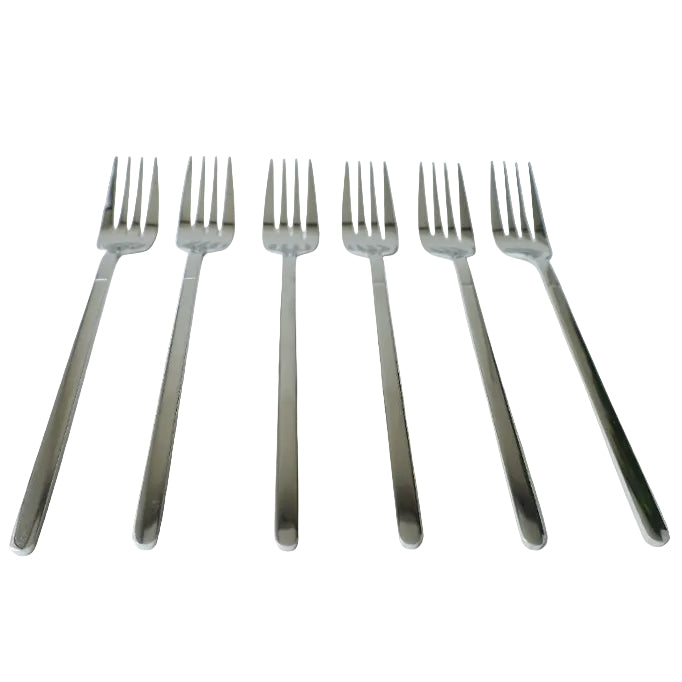 AYD 6 Pieces Fork Set 4mm Matt 18/10 Stainless Steel at Zubaidas Homestore Online pakistan
