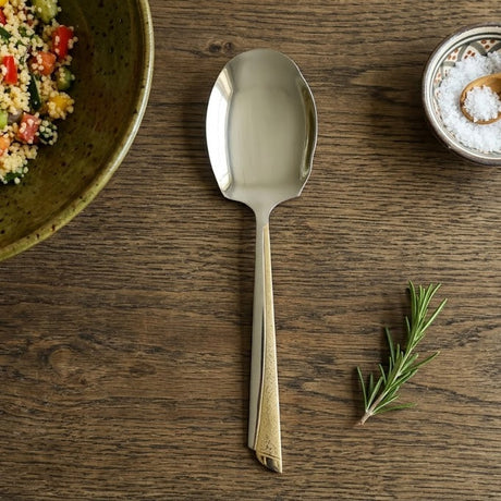 AYD Rice Serving Spoon Geometric Design at Zubaidas Homestore Best for Home Shopping