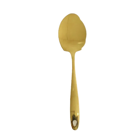 AYD Rice Serving Spoon Plain Design Golden at Zubaidas Homestore Pakistan