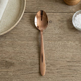 AYD Rose Gold Shine 18/10 S-S Curry Serving Spoon at Zubaidas Homestore Best for Home Shopping