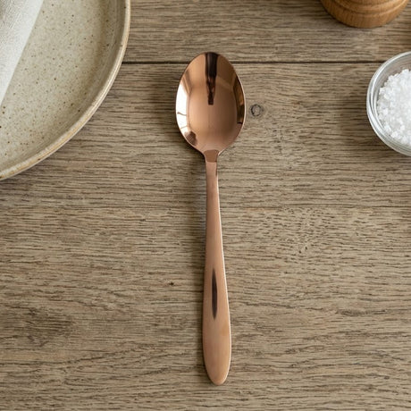 AYD Rose Gold Shine 18/10 S-S Curry Serving Spoon at Zubaidas Homestore Best for Home Shopping