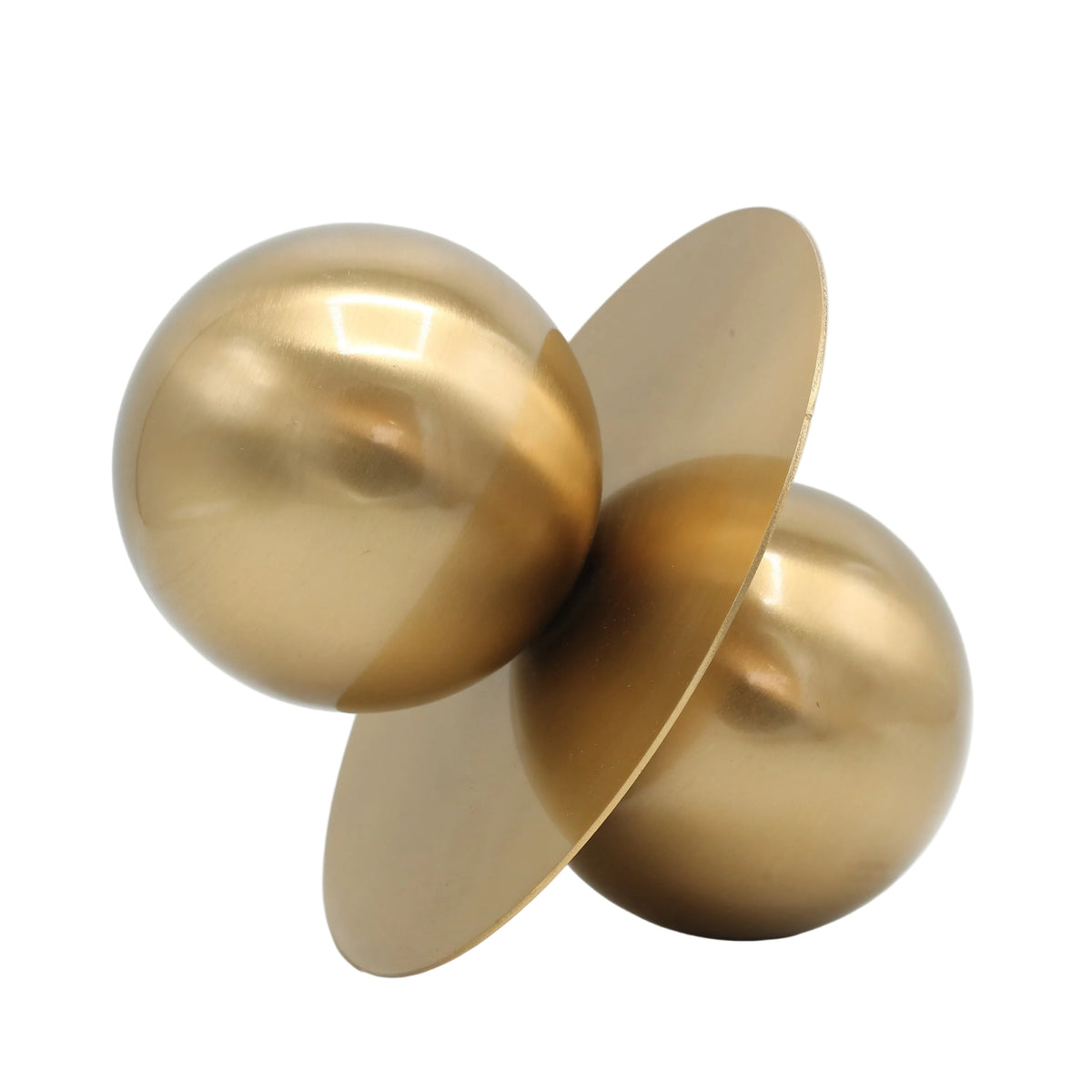 Ball Brass Decorative Object Golden at Zubaidas Homestore Pakistan