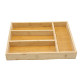 Bamboo Cutlery Organizer 4 Compartment at Zubaidas Homestore. Best Online Homestore in Pakistan