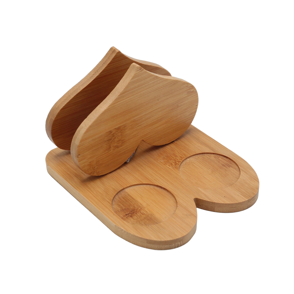 Bamboo Salt and Pepper Shaker with Napkin Caddy at Zubaidas Homestore - The Largest Collection of Spice Jars In Pakistan